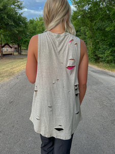 Distressed Tanktop