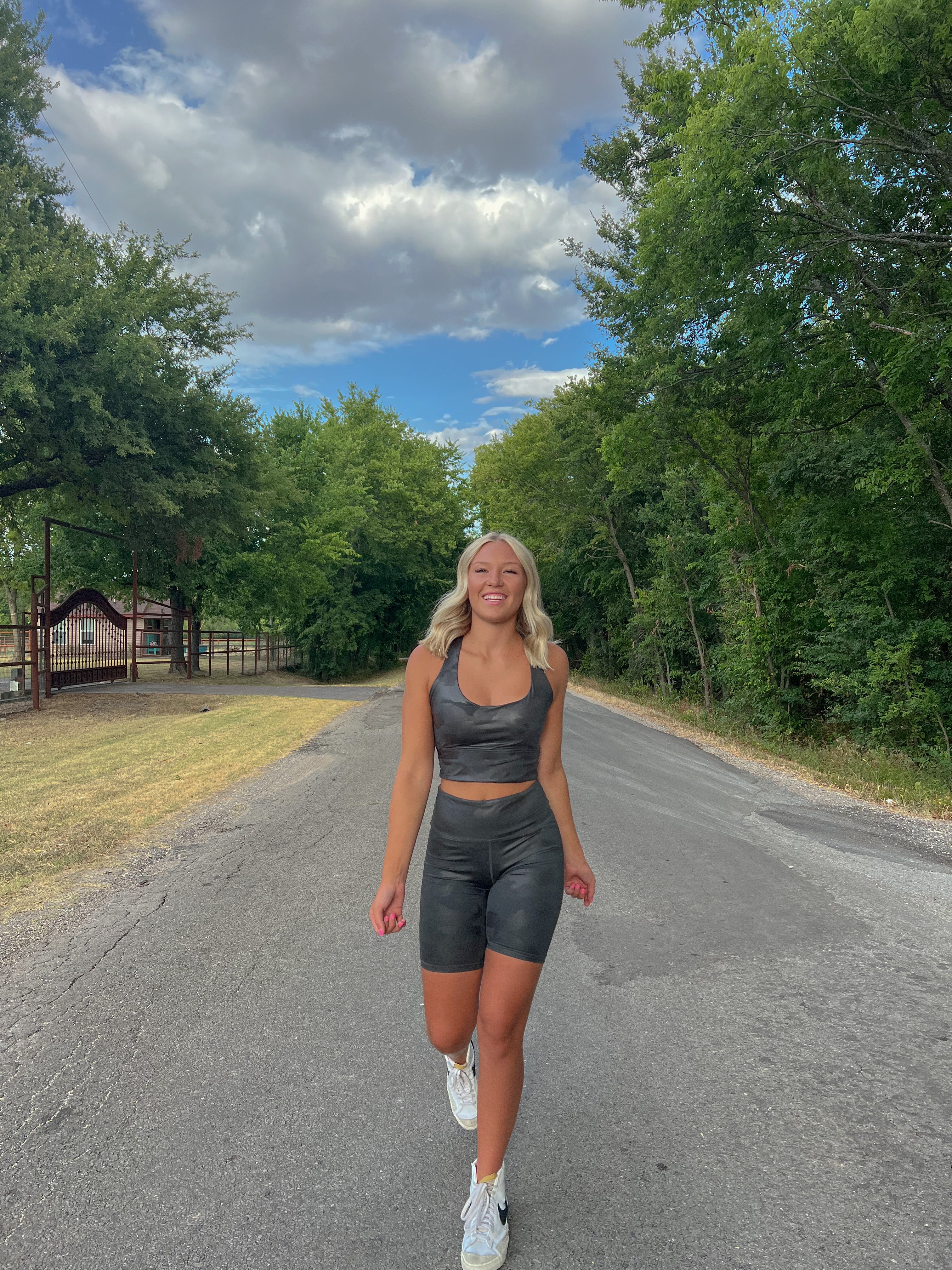 Camo Biker Shorts